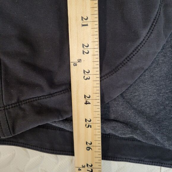 Lululemon "That's A Wrap" French Terry Tunic Jacket Size 4 Black Asymmetrical - Picture 11 of 11